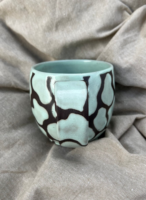 Aqua Blob Mug
