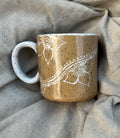 White Flower Mug