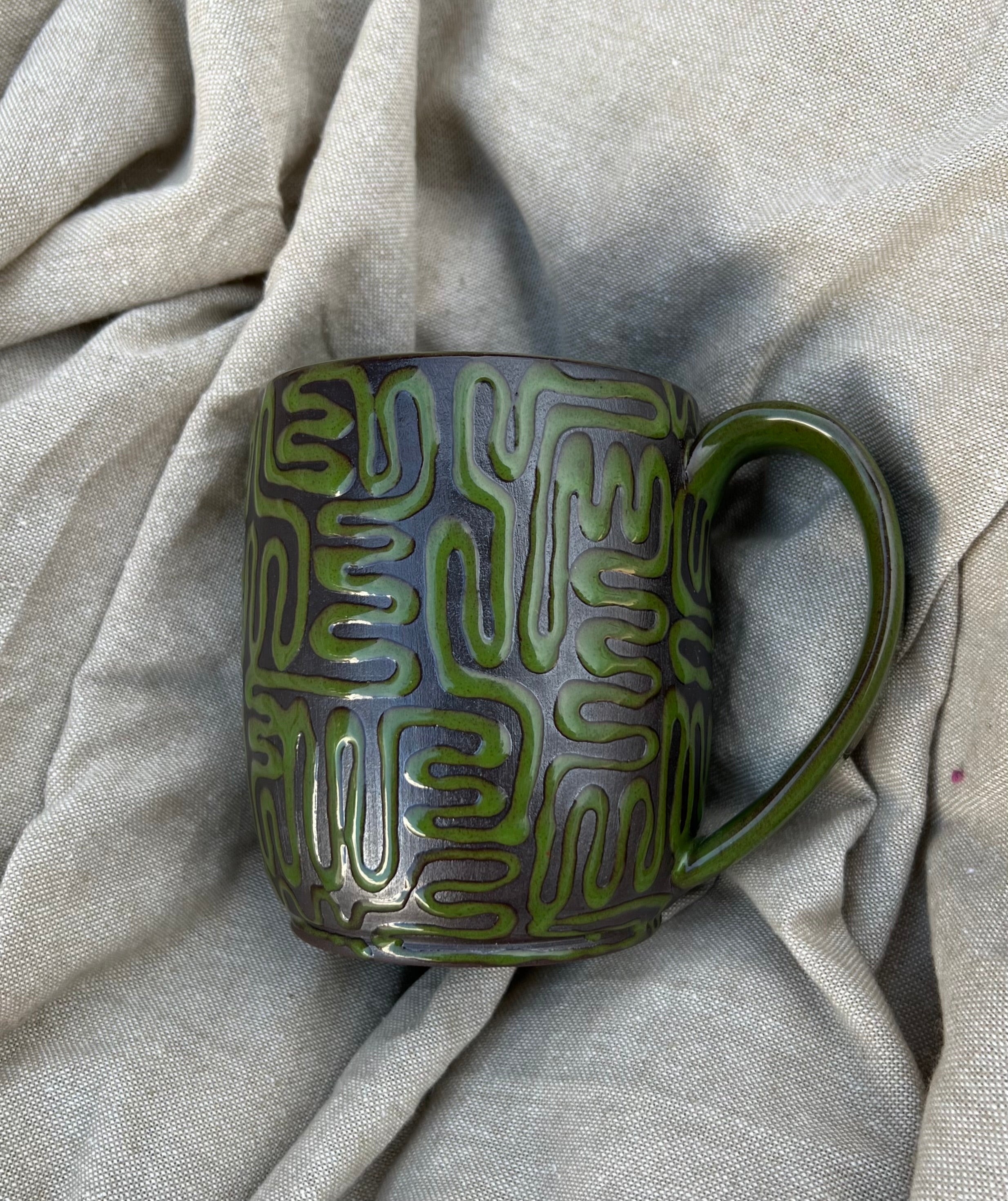 Green Line Mug