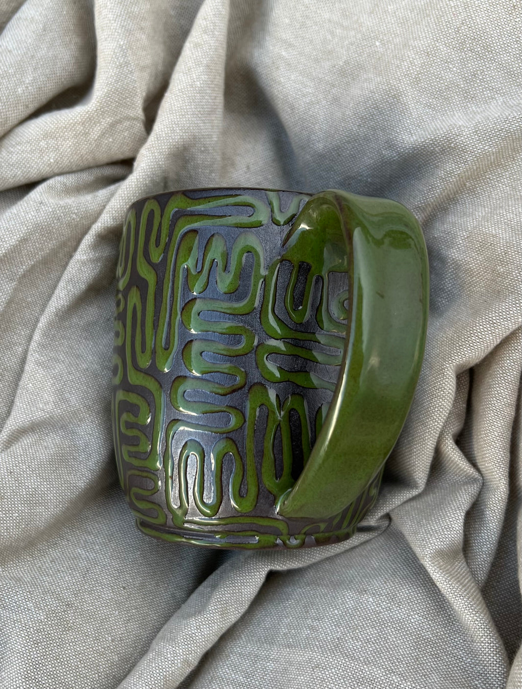 Green Line Mug