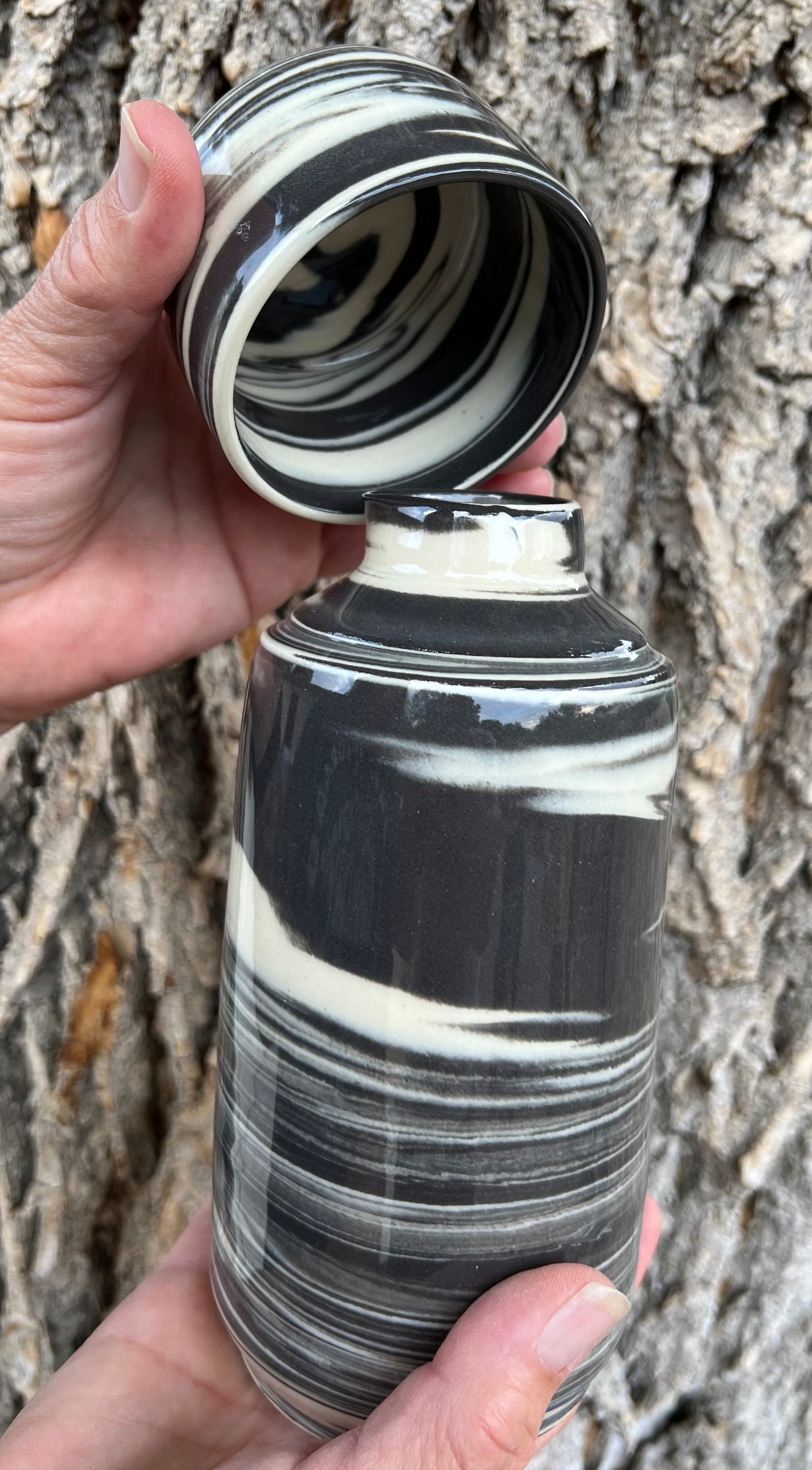 Marbled Bedside Carafe