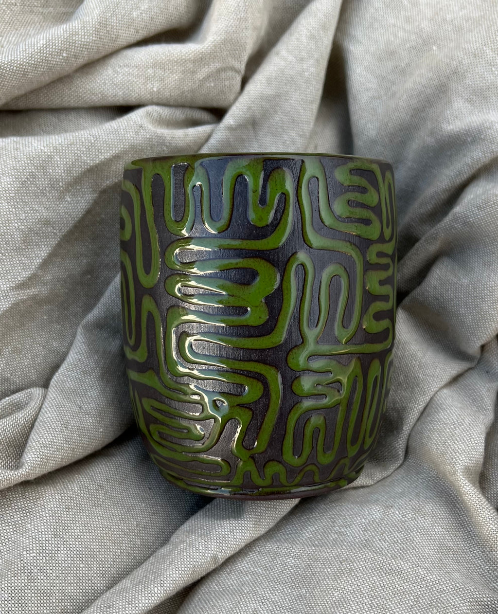 Green Line Mug