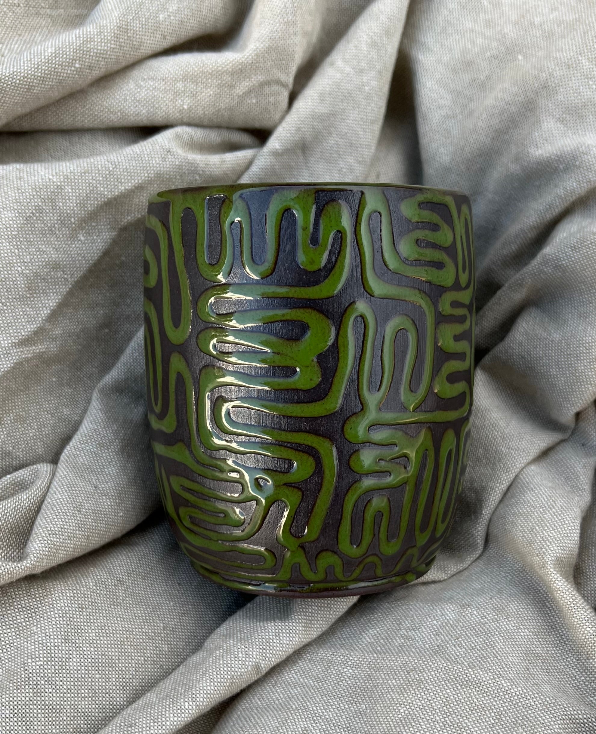 Green Line Mug