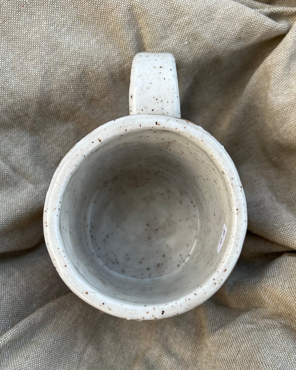 White Flower Mug