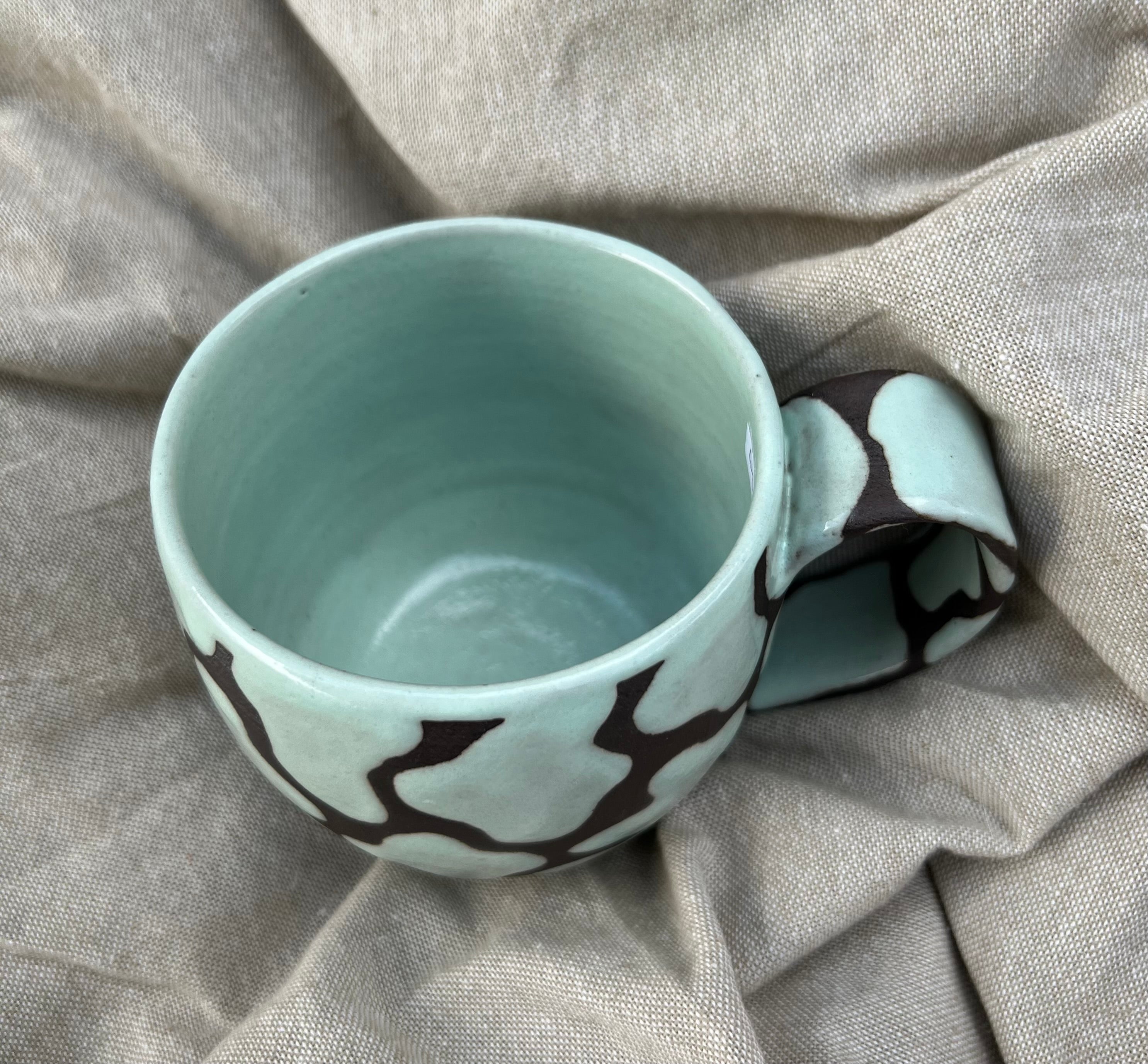 Aqua Blob Mug