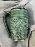 Heavy Texture Large Green Mug