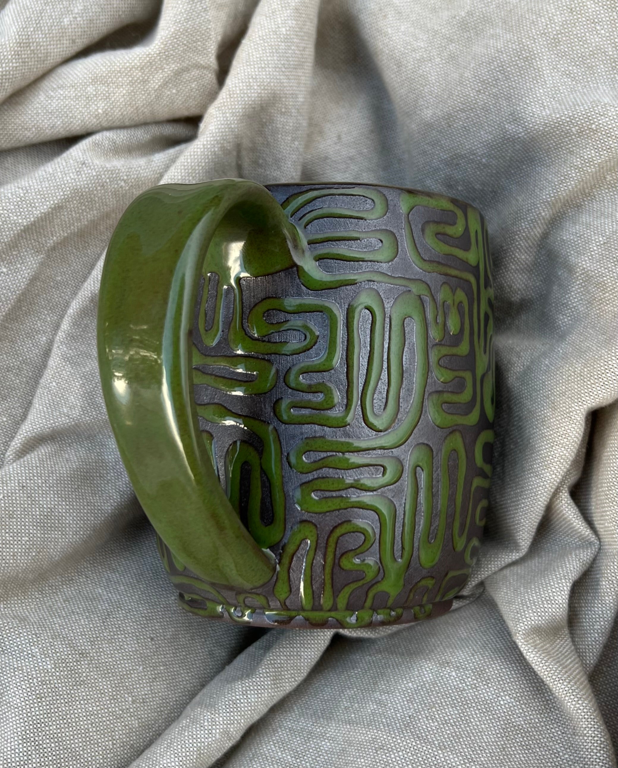 Green Line Mug