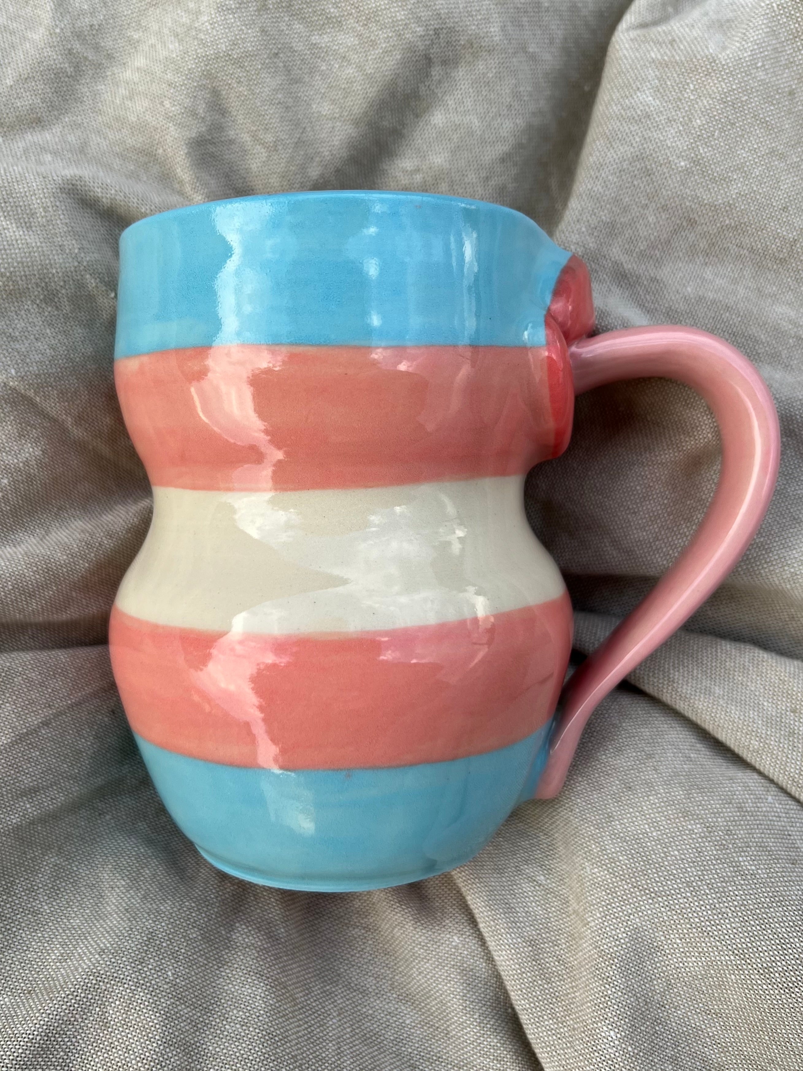 Trans Flag Lip Mug