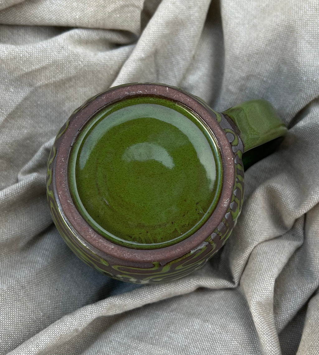 Green Line Mug
