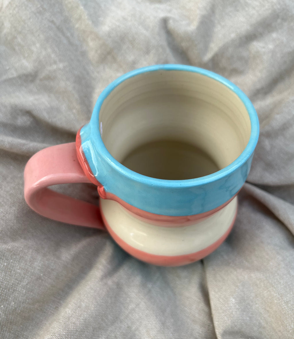 Trans Flag Lip Mug