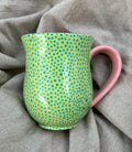 Pink n Green Dot Mug