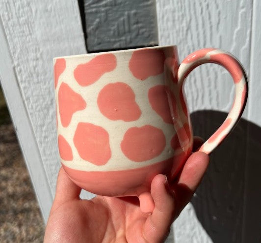 Pink Cow Mug